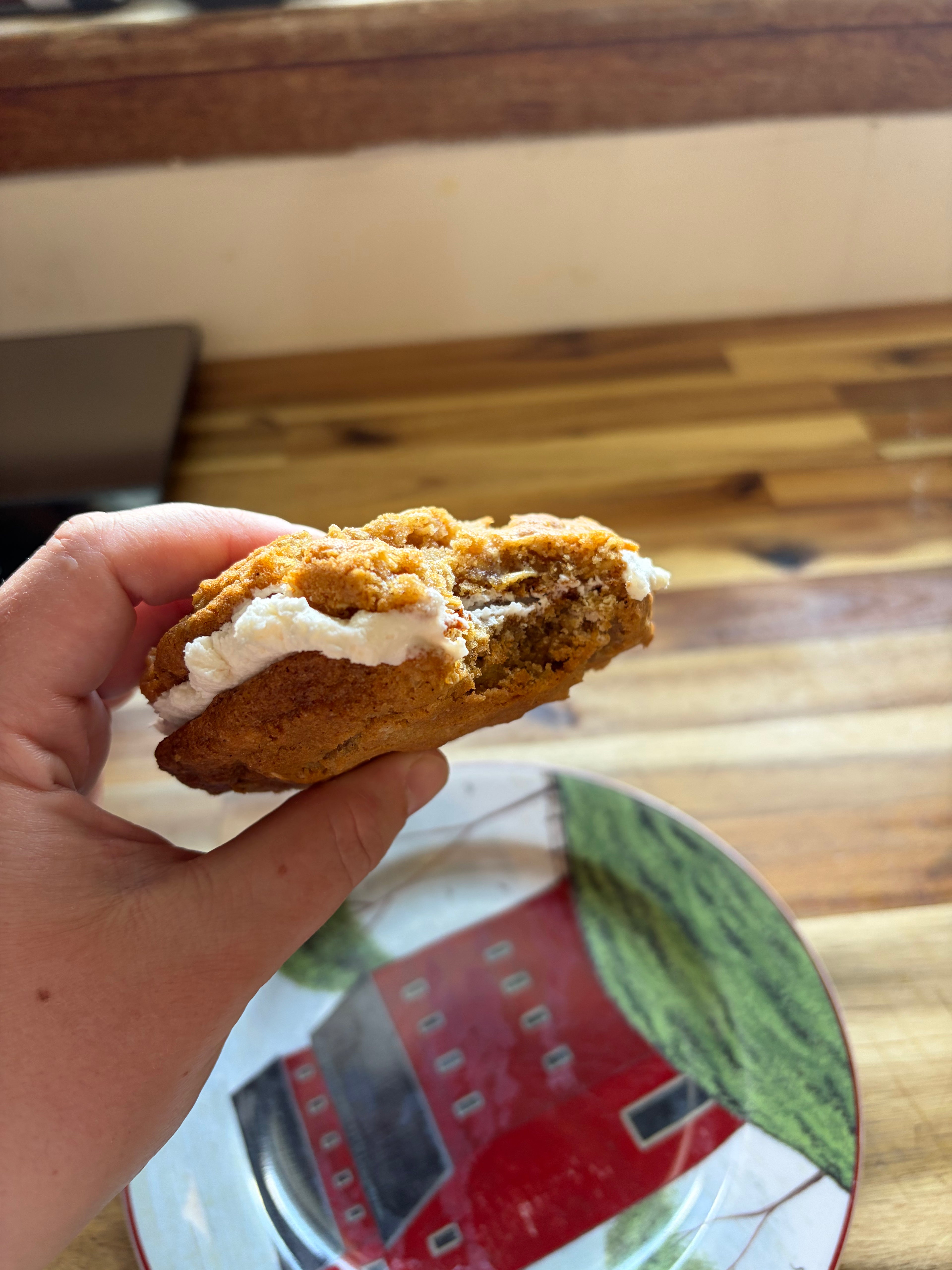 Oatmeal Pumpkin Spice Cream Pie