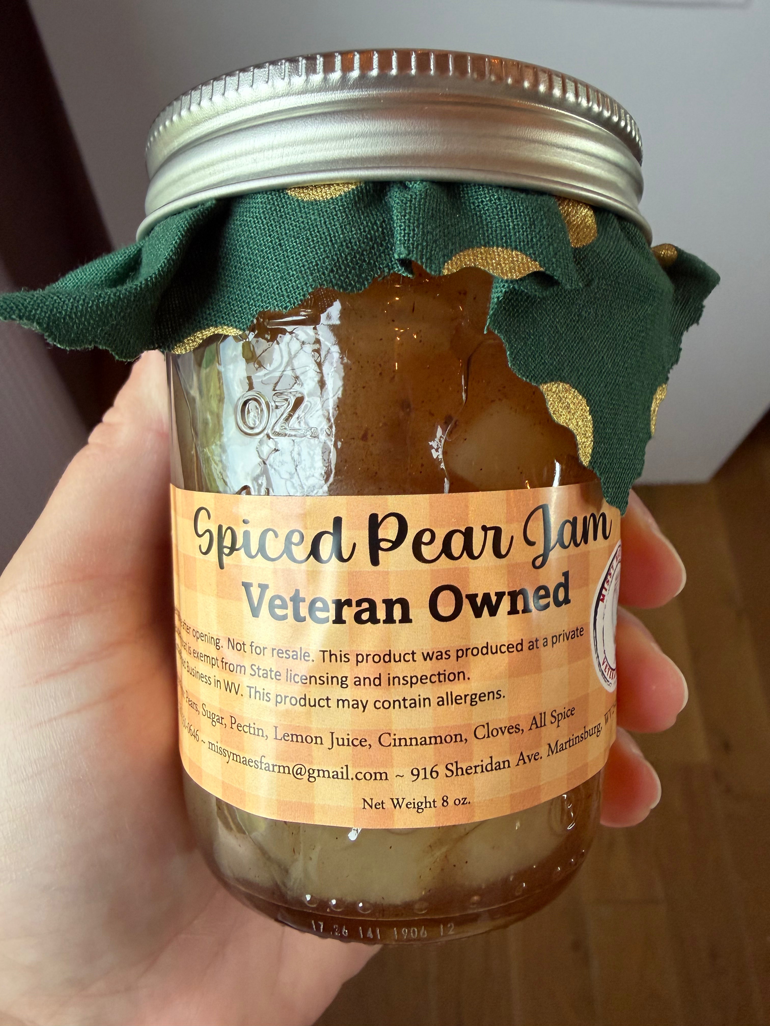 Spiced Pear Jam