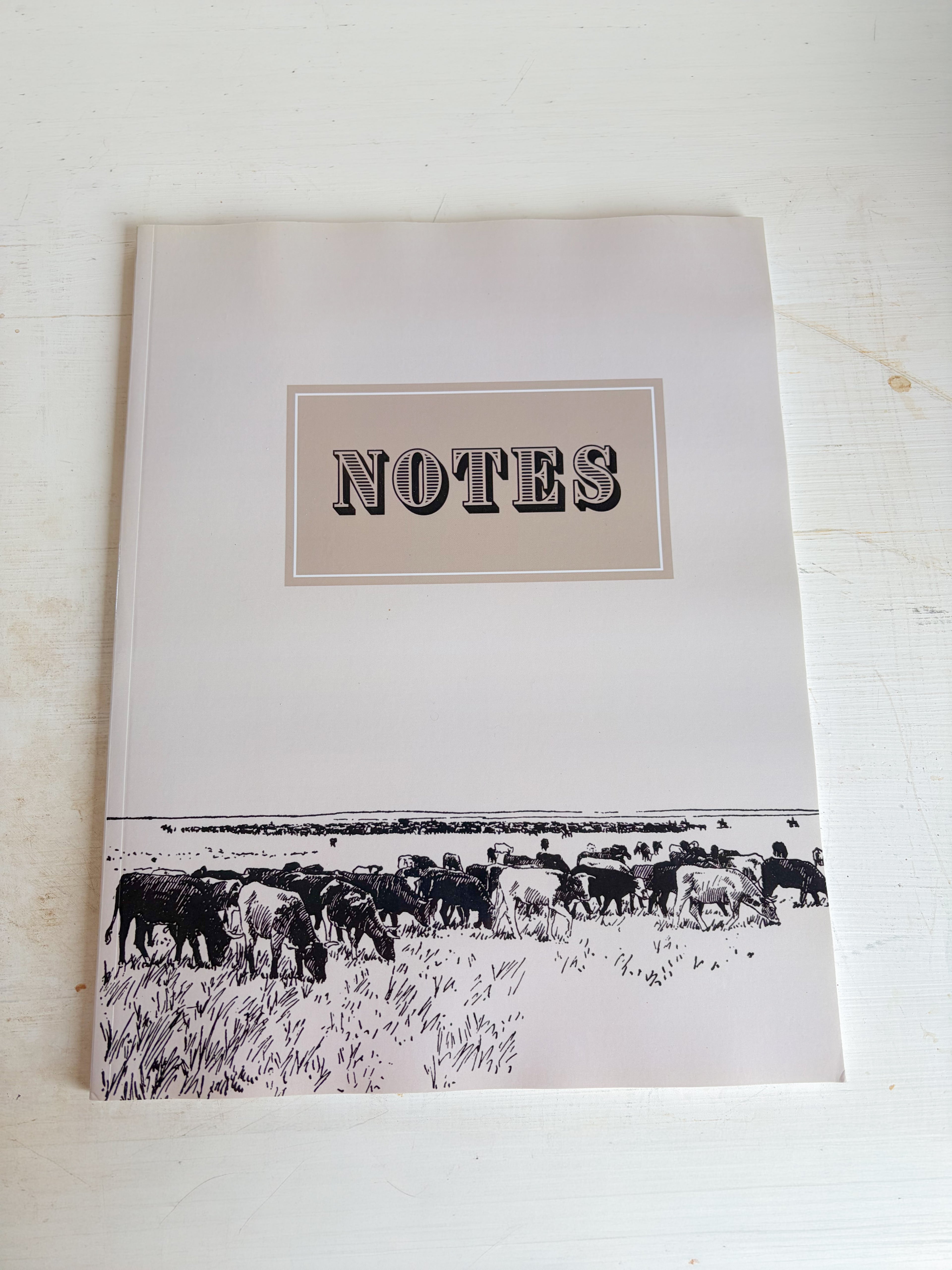 Grazing Cattle Notebook