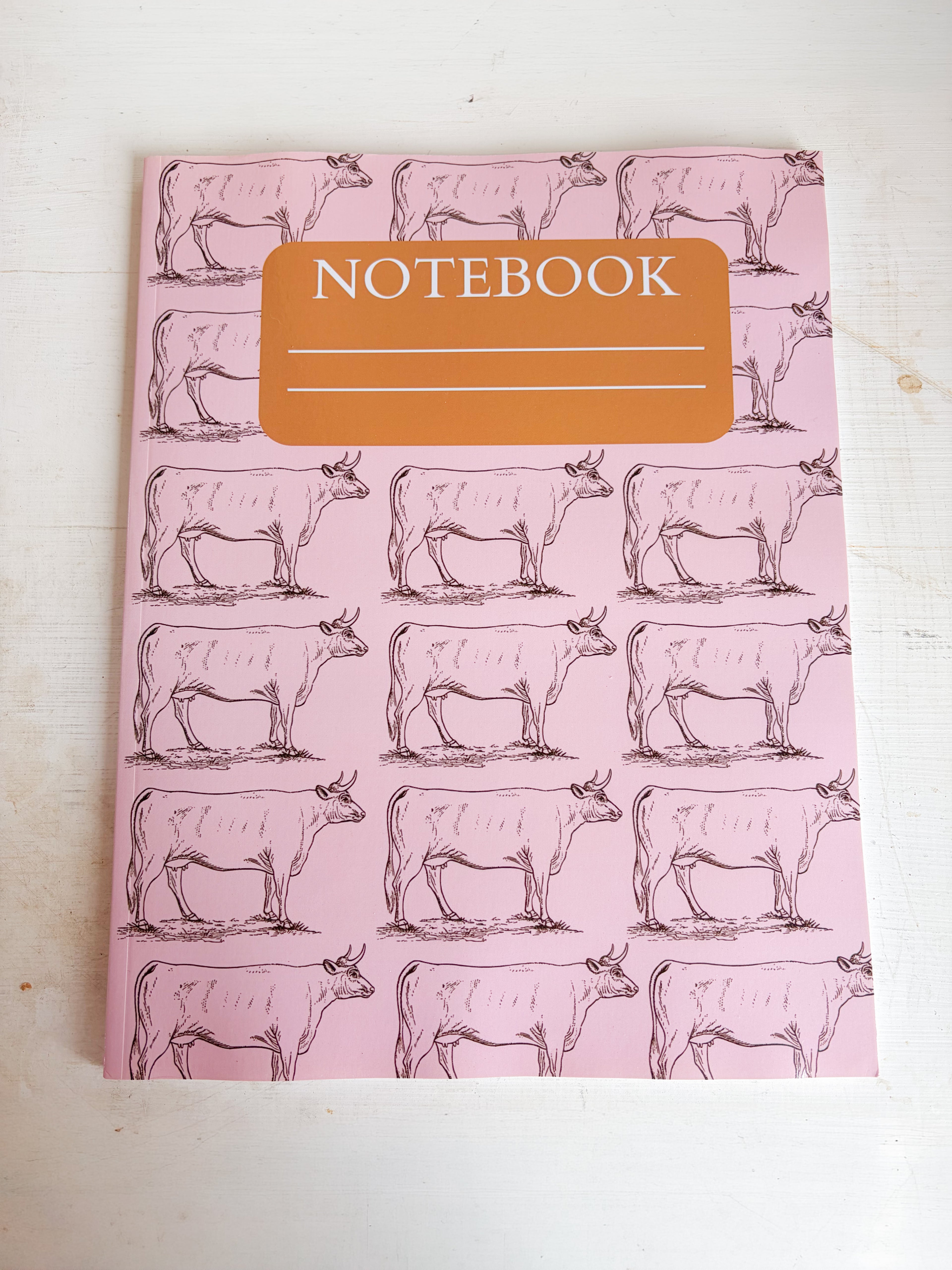 Long Horn Cattle Notebook